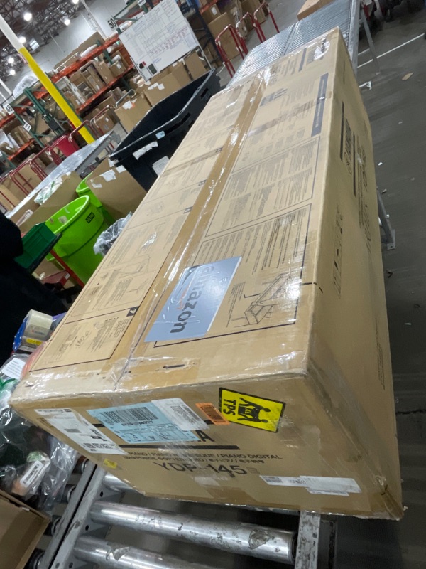 Photo 1 of ***NO POWER CORD***Yamaha YDP165 Console Digital Piano with Weighted 88-Key Graded Hammer 3 Action, CFX Concert Grand Piano Sound, Includes Bench (Black)