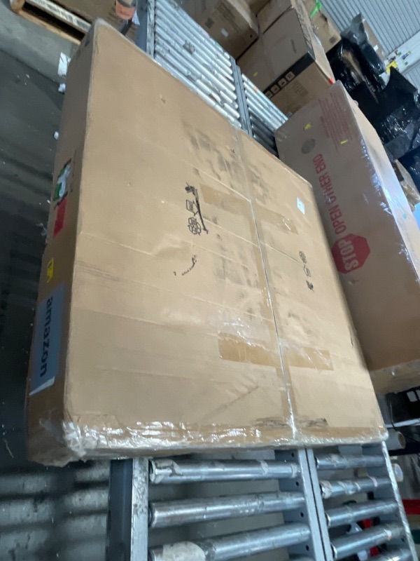 Photo 1 of dolria Modern Crystal Large Chandeliers LED Dimmable Flush Mount Ceiling Chandeliers for Living Room High Ceiling Entrance Foyer Bedroom