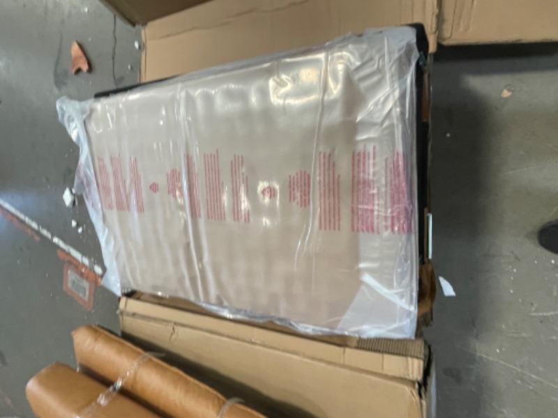 Photo 1 of  (3 BOXES)Faux leather sofa luxury queen