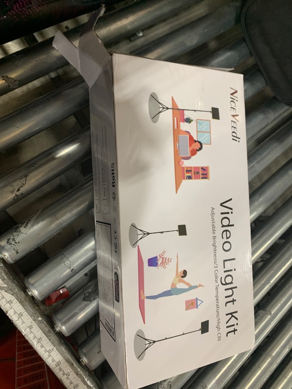 Photo 2 of Neewer 2 Packs Dimmable Bi Color 480 LED Video Light Kit, 3200~5600K CRI 96+ LED Panel with U Bracket, 75 inches Tripod Light Stand for YouTube Recording Studio Photography Streaming Key Lighting