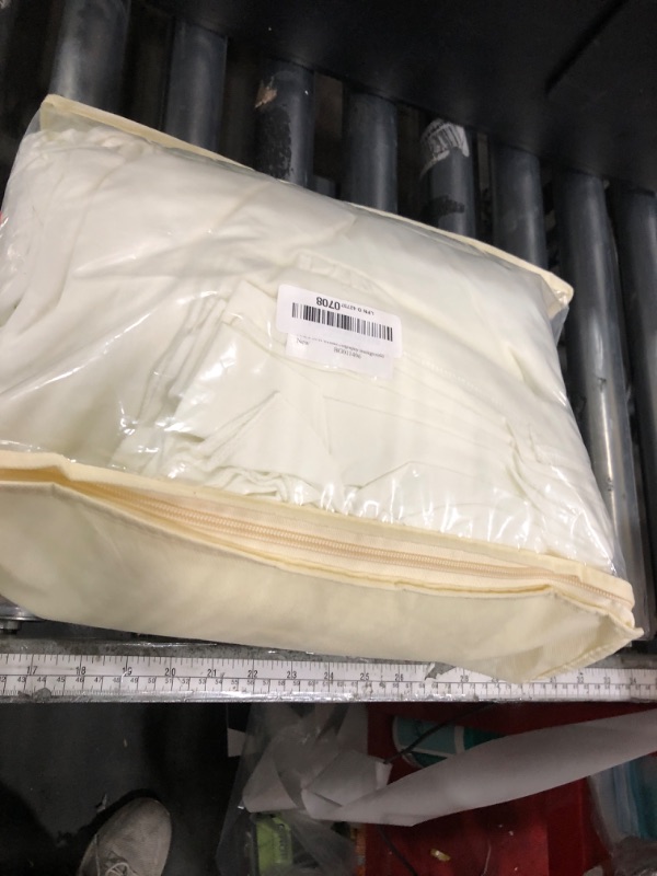 Photo 1 of 30 ft x 10 ft Wrinkle Free Ivory Backdrop Curtain for Wedding Parties, Polyester Ivory Photo Backdrop Drapes 6 Panels 5x10ft for Baby Shower Photoshoot Engagement Birthday Party Photography Background