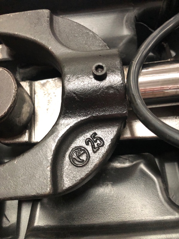 Photo 1 of [Upgraded Version] Electric Rebar Bender with Brushless Motor, Bending up to 1 Inch 25mm #8 Rebar, Bend Angle 0-130°, 1100W Portable Hydraulic Rebar Bender Tool, Handheld Rebar Bender Machine, 110V