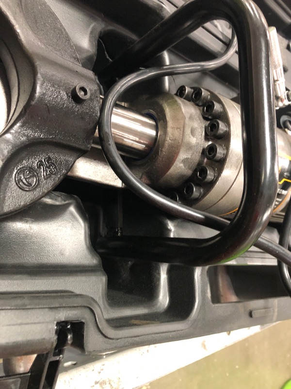 Photo 1 of [Upgraded Version] Electric Rebar Bender with Brushless Motor, Bending up to 1 Inch 25mm #8 Rebar, Bend Angle 0-130°, 1100W Portable Hydraulic Rebar Bender Tool, Handheld Rebar Bender Machine, 110V