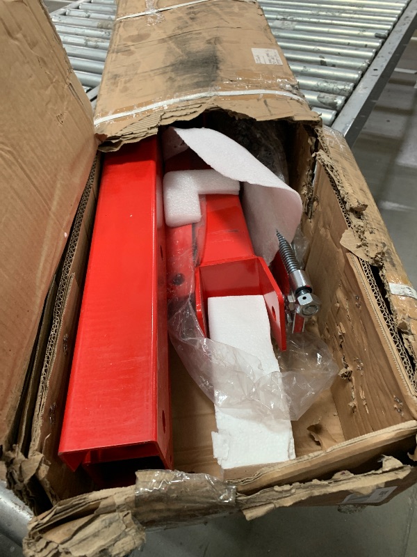 Photo 1 of *HEAVY* 2-Ton Hydraulic Shop Crane Folding Engine Hoist with Lever, 4400Lbs Capacity w/6 Steel Casters - Heavy-Duty Portable Car Lift for Truck Engines, Boat Motors, Farm Equipment (Net Wt. 168 lbs)