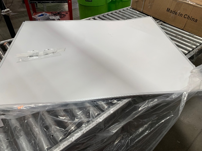 Photo 1 of *CHECK PHOTOS* VIZ-PRO Large Cork Bulletin Board, 60 X 48 Inches, Wall-Mounted Corkboard with Silver Aluminium Frame for School, Office, and Home 5' X 4'