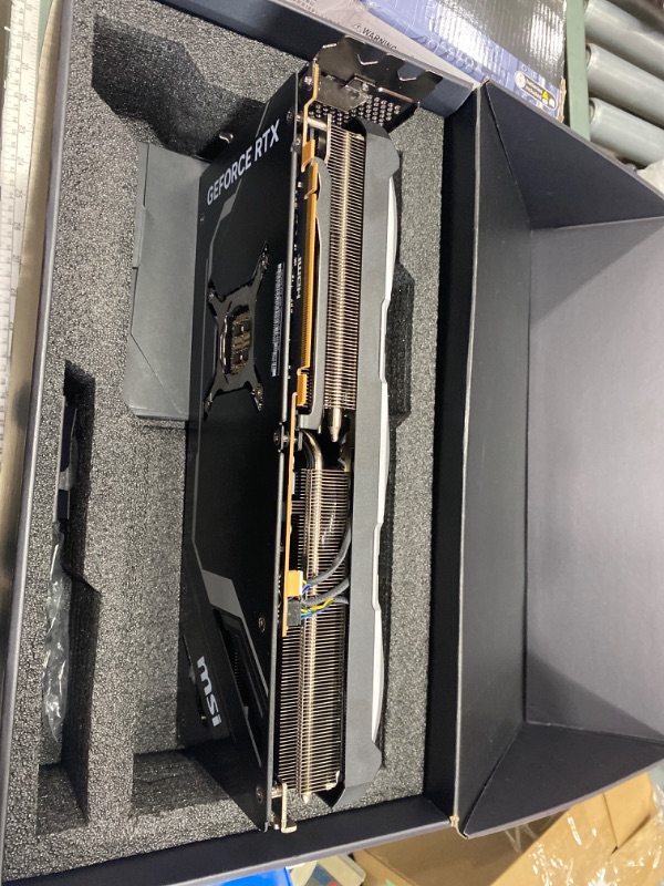 Photo 1 of ***FOR PARTS ONLY*** MSI Geforce RTX 4090 Ventus 3X E 24G OC Pci_E Graphic Card - NVIDIA Geforce RTX 4090 GPU, 24GB GDDR6X 384-Bit Memory, 21 Gbps, PCI Express 4 Interface, Upto 2550 Mhz, TORX Fan 4.0, Triple Fan Design