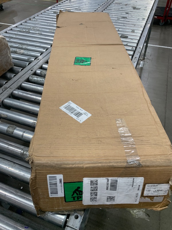 Photo 1 of ***DAMAGES UNKNOWN*** Tribesigns Farmhouse Console Table, 47 Inches Entryway Console Table with Storage, Industrial Hallway Accent Table for Living Room, Entrance