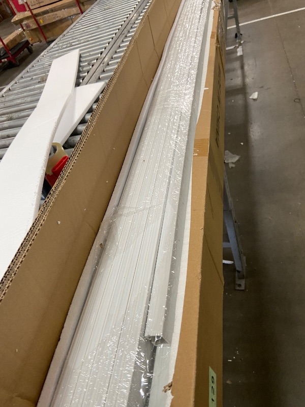 Photo 1 of 104RDHOUSE 60×80in PVC Internal Accordion Folding Door, Multifold Sliding Door for Closet, White in Color, with Installation Hardware; Handle; Latch.