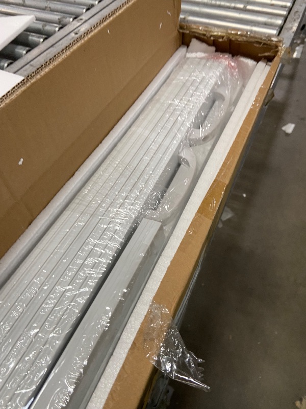 Photo 1 of 104RDHOUSE 60×80in PVC Internal Accordion Folding Door, Multifold Sliding Door for Closet, White in Color, with Installation Hardware; Handle; Latch.