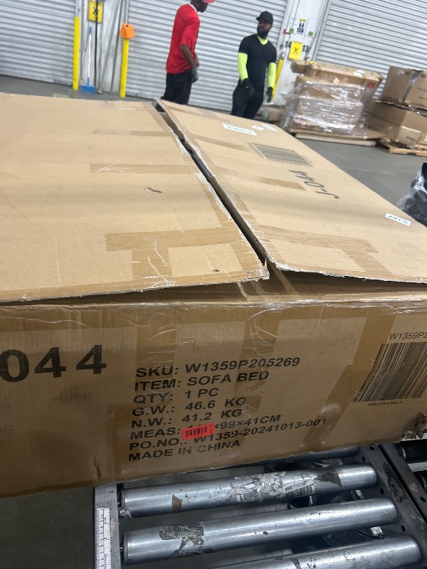 Photo 1 of ** SEE NOTES ***Trygoal 3 in1 Sofa Bed, Pull-Out Sleeper Sofa Bed with 3-Level Adjustable Backrest, Velvet Fabric Convertible Love Seat Sleepers Beds for Living Room & Bedroom & Apartment, Pink