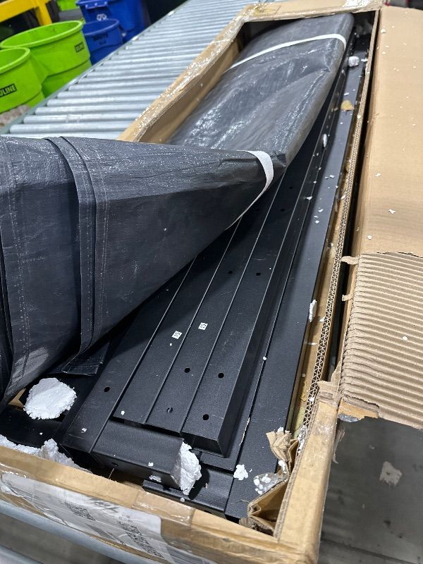 Photo 1 of *** PARTS ONLY - PARTIAL SET *** GarveeLife 20 ft x20 ft x13 ft Enclosed Metal Carport for 2 Cars, Heavy Duty Steel Frame for All Weather, Permanent Shelter for Boats, Full-Sized Pickup Trucks, and Tractors, N.W. 1,000 LBS