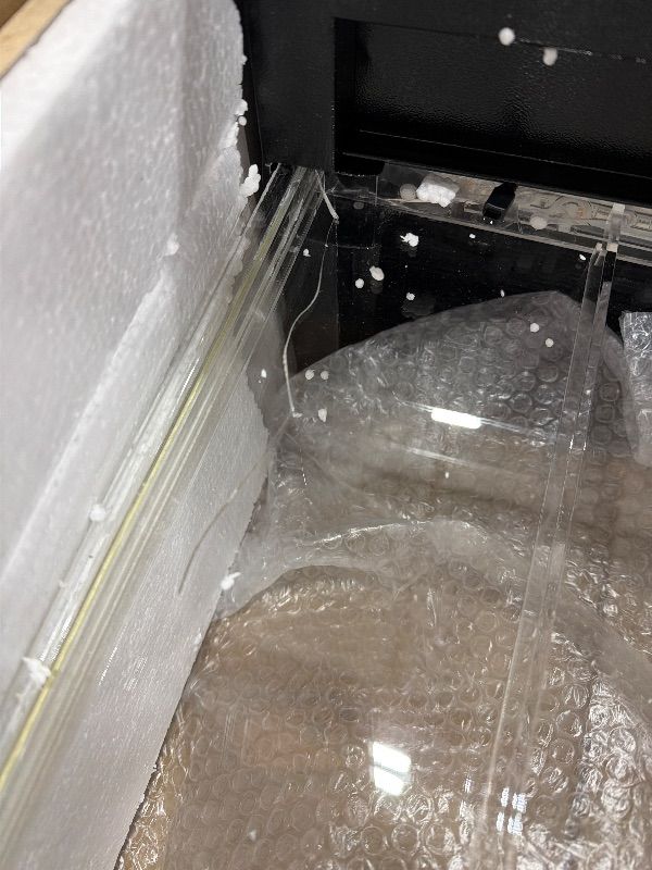 Photo 1 of ***SEE NOTES***
Bubble Wall Waterfall Fountain Indoor Water Wall LED Lamp with Acrylic Display for Sensory Room with 16 Colors 4 Light Effects 65 x 16 Inch