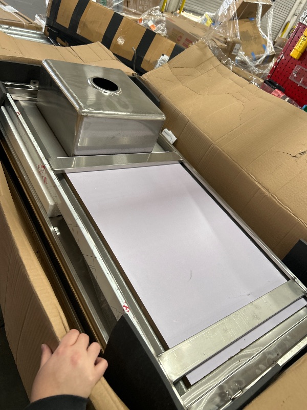 View 2 of *****************FOR PARTS ONLY- MISSING PARTS******************
WWK 47" x 21" Stainless Steel Sink with Cabinet, Freestanding Utility Sink Laundry Sink, Heavy Duty Commercial Kitchen Sink for Outdoor, Restaurant, Hotel, Cafe, and Garage, 21D x 47W x 35H