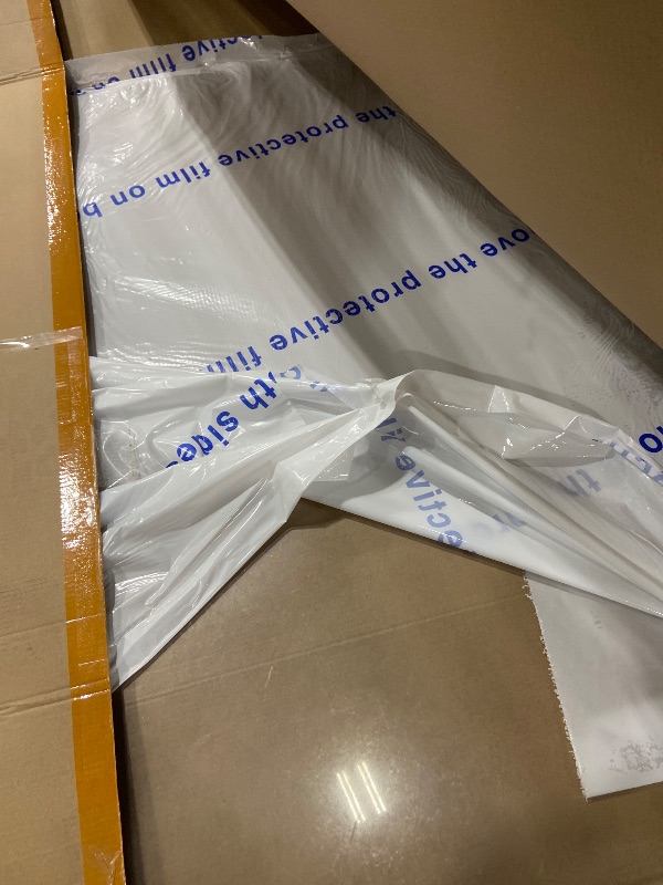 Photo 1 of [Large Size] Crystal Clear 1/5" Thick 59" x 47" Heavy Duty Hard Chair Mat, Can be Used on Carpet or Hard Floor