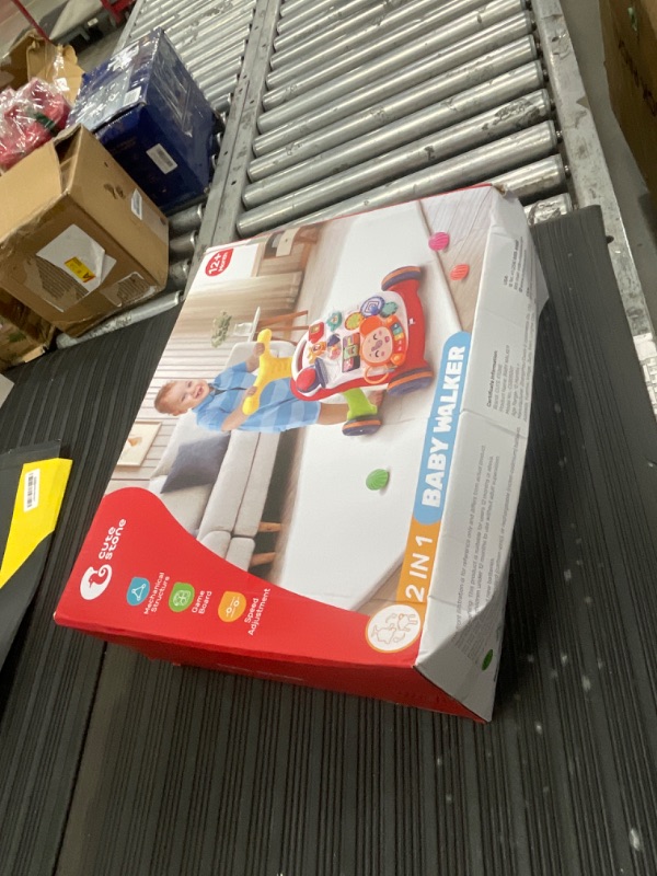 Photo 1 of (incomplete item)(see images) QDRAGON 3 in 1 Baby Walker and Activity Center for Boy, Learning to Walk, Sit to Stand