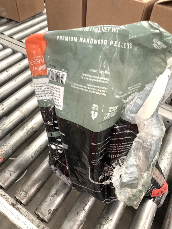 Photo 1 of **************BAG IS HALF EMPTY***************
Traeger Grills Mesquite 100% All-Natural Wood Pellets for Smokers and Pellet Grills, BBQ, Bake, Roast, 18 lb. Bag