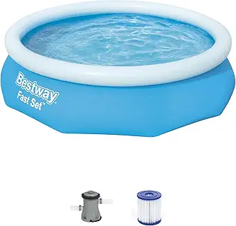 Photo 1 of 
Bestway
10ft Fast Set Pool | Above Ground Swimming Pool for Kids and Adults, Outdoor Inflatable Pool