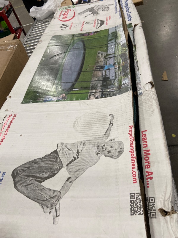 Photo 1 of **FOR PARTS ONLY**
Propel Trampolines 15' Round Trampoline with Safety Enclosure