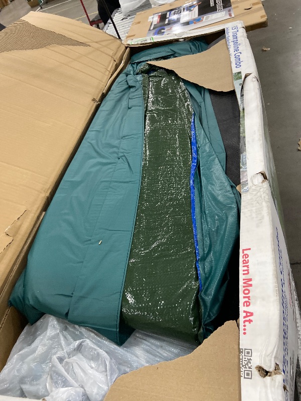 Photo 1 of **FOR PARTS ONLY**
Propel Trampolines 15' Round Trampoline with Safety Enclosure