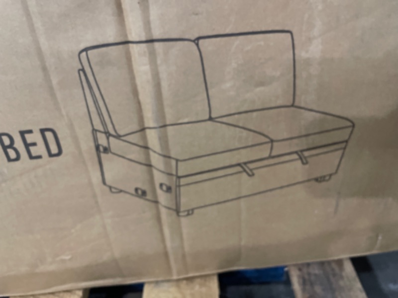 Photo 1 of ***6 BOXES***complete sofa bed with storage grey 