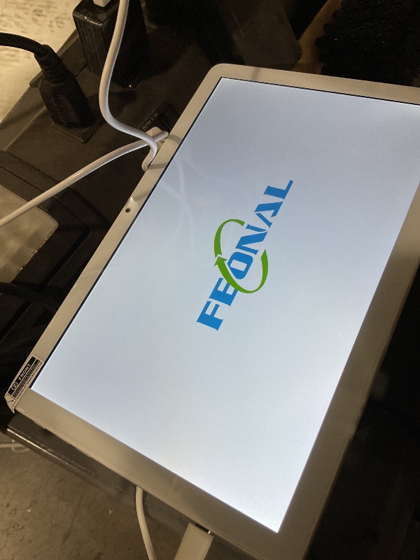 Photo 1 of *DOESNT FULLY POWER ON AT ALL**Tablet 10.1 Inch Android 14, Octa-Core 5G WiFi, 128GB ROM 14GB RAM, Dual Sim Card Slot, Camera, 2025 Latest Tab with Keyboard Bundle 1TB Expand Android Tablet 13MP+8MP, Unlocked for T-Mobile (Silver)