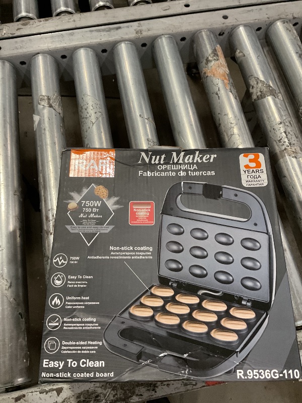 Photo 1 of 12 Walnut Cookie Maker, Electric Oreshki Maker Non Stick Double Sided Heating, Walnut Pastry Set Cookies Baking Tool