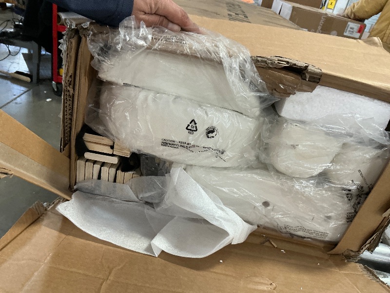 Photo 1 of GarveeHome Queen PU Leather Upholstered Platform Bed Frame