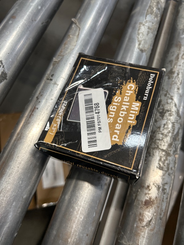 Photo 1 of 12 Pack Mini Chalkboard Signs - 4"x3" for Food, Party, Buffet, Wedding & Bakery