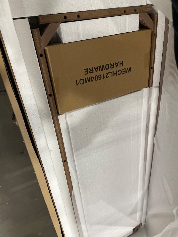 Photo 1 of Walker Edison Chloe Curved Reeded TV Stand, Sliding Doors, 65 Inch, 60 inch, Mocha