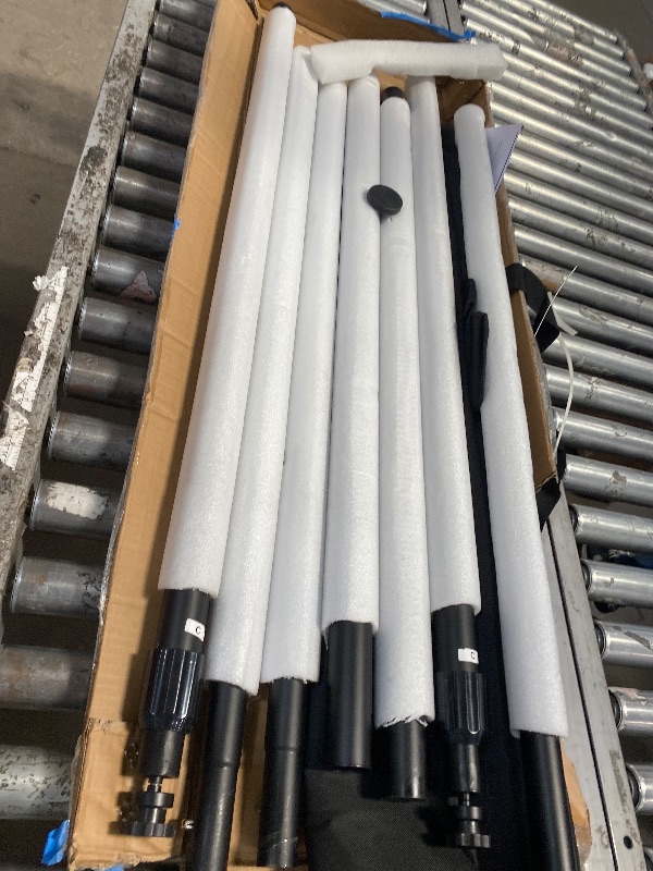 Photo 1 of ****MISSING BASES****
And Drape Stand Heavy Duty, 10FT x 10FT Backdrop Stand Heavy Duty, Adjustable Pipe and Drape Stand with Carrying Bag, Square Backdrop Stand for Party, Wedding Party Booth, Telescopic uprights