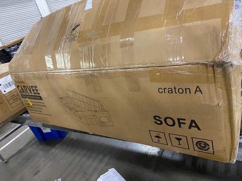 Photo 1 of *** PARTIAL SET - BOX 1 OF 2 *** GarveeHome Charging Station, LED Lights, Modern Sectional Sofa for Living Room, Apartment