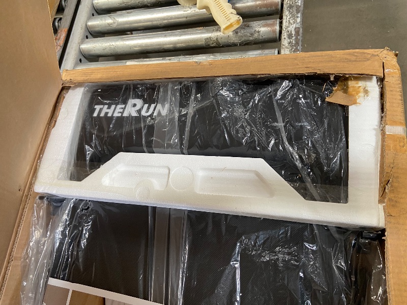 Photo 1 of (SOLD AS PARTS, UNFUNCTIONAL) THERUN Walking Pad, 2 in 1 Foldable Treadmills for Home, 2.5HP Under Desk with Handle Bar, 16" Widened Running Belt, with Remote Control