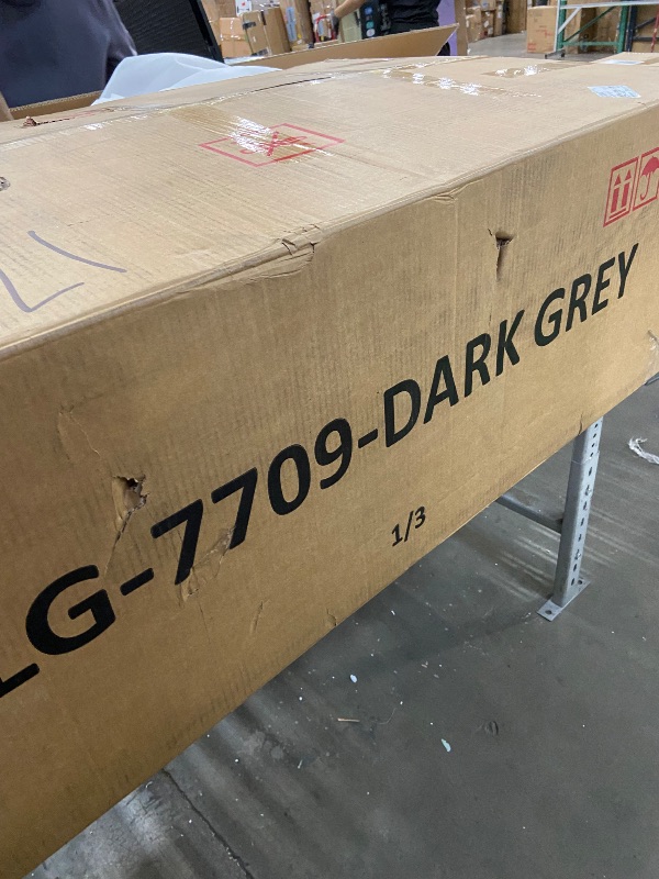 Photo 1 of **BOX 1 AND 3 ONLY**
JOUNLOUS Convertible Sectional Sofa, 78'' Dark Grey Couches for Living Room, Sectional Couch with Reversible Storage Ottoman, 3-Seat L-Shaped Couch for Living Room, Apartment, Office, Small Space