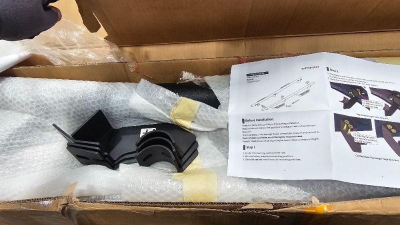 Photo 1 of ***PARTS ONLY***YITAMOTOR Drop Down Running Boards Compatible with 2005-2023 Toyota Tacoma Double Cab Crew Cab, Carbon Steel Side Steps Nerf Bars Rails