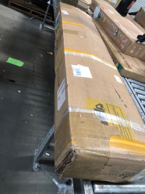 Photo 1 of ***PARTIAL SET - PRICE ADJUSTED***
DWVO 6x4.4 FT Resin Storage Shed with Fence-Style and Side Windows (Missing boxes)*