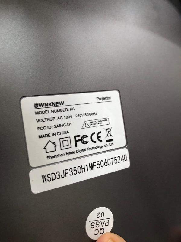 Photo 1 of ?Buit-in Google TV & Voice Control?Smart Projector with WiFi 6 and Bluetooth, 4K Support Movie Outdoor Projectors Compatible with Netflix/Prime Video/YouTube, Auto Focus Home Proyector (Grey)