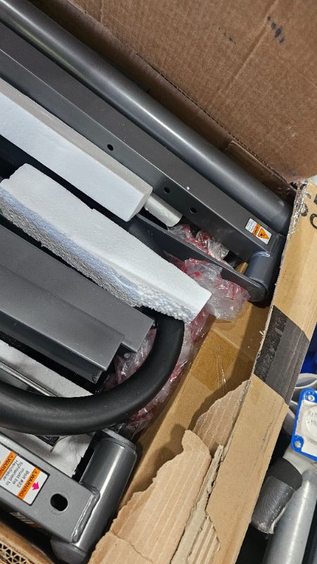 Photo 1 of ***PARTS ONLY***INNOVA HEALTH AND FITNESS ITM5900 Advanced Heat and Massage Inversion Table, Gray/Black