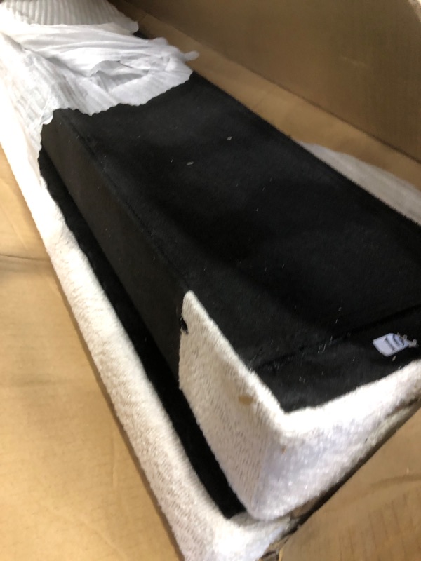 Photo 1 of ***PARTS ONLY***White Wood Frame Queen Upholstered Platform Bed