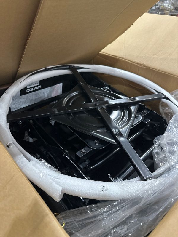 Photo 1 of *** PARTS ONLY - PARTIAL SET *** MALOL Swivel Rocking Recliner Chair, Wide PU Leather Glider Recliner with High Backrest and Footrest for Living Room, Office, Bedroom