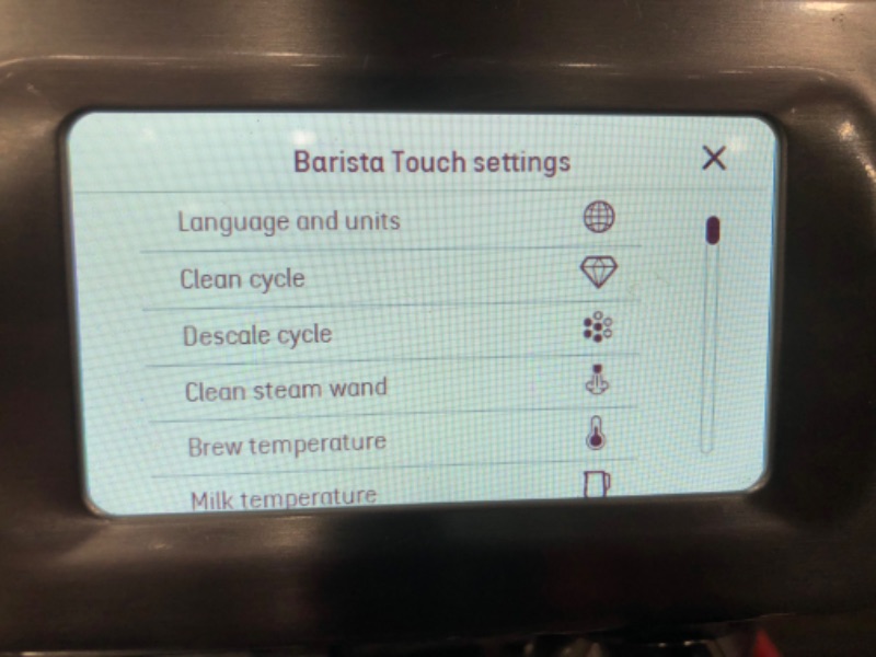 Photo 1 of SCRATCHED/DENTED**Breville Barista Touch Espresso Machine