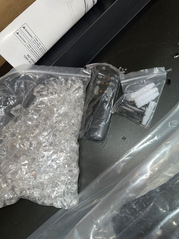 Photo 1 of *** PARTS ONLY *** Ultra-Thin Electric Fireplace 78 Inch,App & Remote &Touch Screen Control,169 Flame Color Combinations, 9H Timer & Thermostat & Low Noise, Log & Crystal, 750W/1500W Fireplace Heater, Black