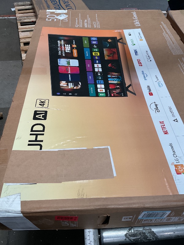 Photo 1 of *************SCREEN DAMAGED, NON-FUNCTIONAL, FINAL SALE***************
LG 32UR500K-B Ultrafine 32-inch 4K UHD (3840x2160) Computer Monitor HDR10 Built-in Speaker x2 OnScreen Control Reader Mode Flicker Safe Borderless Design HDMIx2 DisplayPort Black