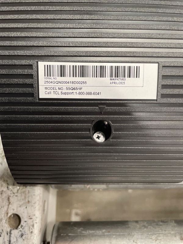 Photo 1 of ***DAMAGED***TCL 55-Inch Class Q65 QLED 4K Smart TV with Fire TV (55Q651F, 2024 Model), Dolby Vision, HDR PRO+, Dolby Atmos, Alexa Built-in with Voice Remote, Apple AirPlay 2 Compatibility, Streaming Television