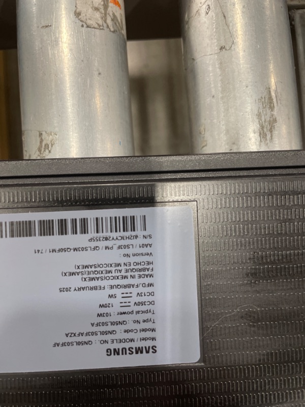 Photo 1 of ***DAMAGED***Samsung 50-Inch Class The Frame LS03F 4K QLED Smart TV (2025 Model) Slim Fit Wall Mount, Modern Frame Design, NQ4 AI Gen2 Processor, Art Mode, Artful Picture Quality, Samsung Vision AI, Alexa Built-in