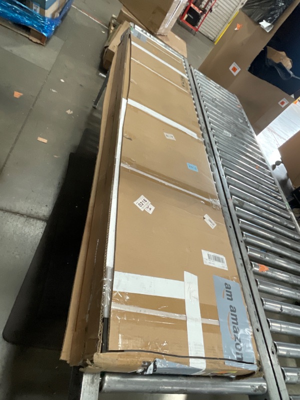 Photo 1 of *** PARTIAL SET *** SMARTSTANDARD 60in x 80in Closet Bifold Door with Bi-fold Door Hardware Kit Included, Tempered Frosted Glass Closet Door, Preassembled Panel, Water-Proof PVC Surface, Black