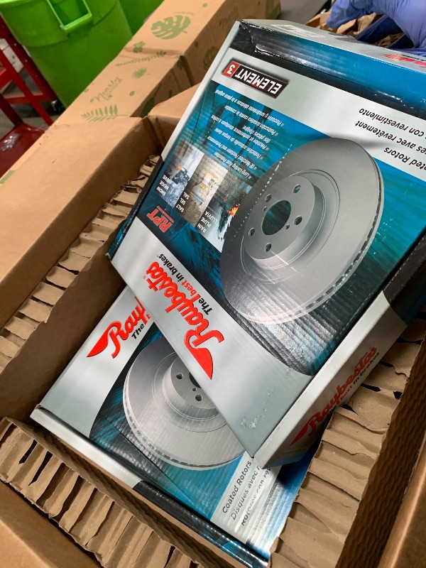 Photo 1 of Raybestos E3V90054 Element3 Automotive Replacement Brake Kit for Front and Rear Coated Rotors and Hybrid Brake Pads for 2008-2012, 2014-2017 Honda Accord