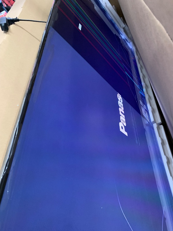 Photo 1 of *********MAJOR DAMAGE TO SCREEN, RIGHT HALF OF THE SCREEN UNWATCHABLE*****************
Panasonic W95 Series 75-inch Mini LED 4K Ultra HD Smart Fire TV, Sport Stadium Mode, ATSC3.0, Dolby Vision IQ, Dolby Atmos, HDR10+ Adaptive, Press and Ask Alexa, 144Hz,