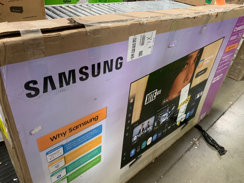 Photo 2 of Samsung 75-Inch Class Crystal UHD U8000F 4K Smart TV (2025 Model) Endless Free Content, Crystal Processor 4K, MetalStream Design, Knox Security, Alexa Built-in