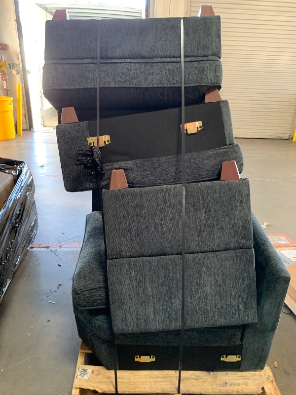 Photo 1 of YOPTO 116" Convertible Sectional Couch with Movable Ottoman and 6 Throw Pillows,Chenille Upholstered Comfy Sofa 7 Seater,L-Shaped,Free Combination,Easy Assembly for Living Room,Apartment,Dark Gray