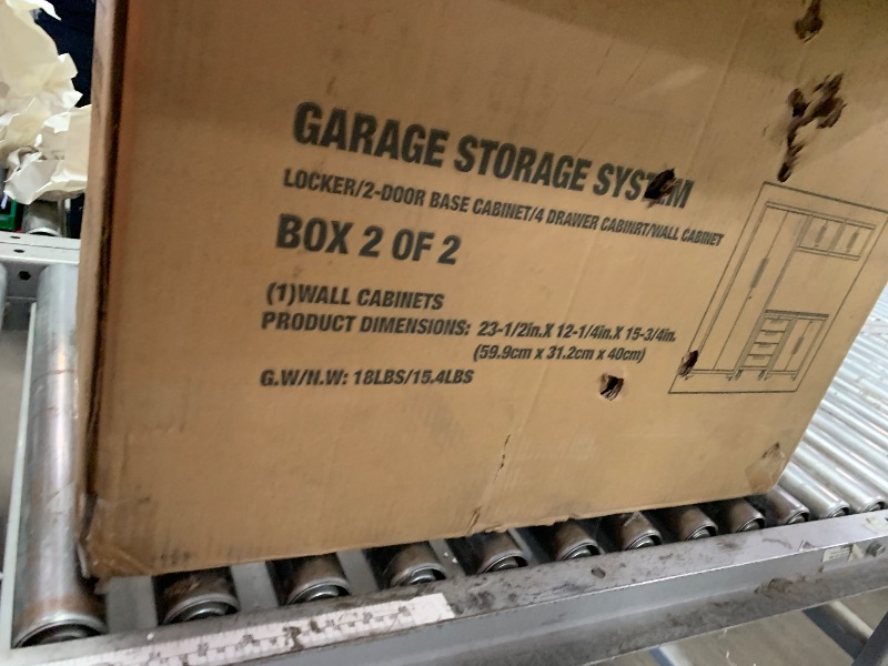 Photo 1 of *************INCOMPLETE ITEM, THIS IS ONLY 2 SMALL DRAWERS FOR THIS SYSTEM***********
Torin Garage Storage System Heavy Duty 12Pcs Metal Organization Workbench?Wall, 4-Drawers Rolling Cabinet, Black/Grey